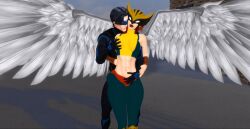 3d batman_(series) dc dc_comics dick_grayson female hawkgirl male nightwing pof3445 the_sims the_sims_4