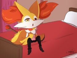 aaron_akio anthro braixen cute_eyes generation_6_pokemon genitals hi_res lucazura male male_only nintendo penis pokemon pokemon_(species) small_penis solo submissive submissive_male