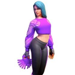 angry clothed clothing fortnite fortnite:_battle_royale gloves holding_mask looking_at_viewer sfw sunbird sweater tagme tight_pants