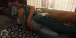 2:1 3d 3d_(artwork) 3d_animation animated anthro anthro_focus anthro_penetrated arm_on_stomach athletic_female bed bed_sheet bedding blue_body blue_scales bouncing_breasts breast_fondling breast_grab breast_play breasts brown_eyes clitoral_hood closed_eyes courtains digital_media_(artwork) duo female female_focus female_on_human female_penetrated fin fondling from_behind_position furniture furromantic genitals gentle_sex hand_on_breast happy happy_sex hi_res human human_on_anthro human_penetrating human_penetrating_anthro human_penetrating_female interspecies light light-skinned_male lighting lizard lizardman_(warhammer_fantasy) looking_pleasured lying lying_on_bed male male/female male_on_anthro male_penetrating male_penetrating_anthro male_penetrating_female mammal medium_breasts nipples non-mammal_breasts non-mammal_nipples nude on_bed on_side open_mouth penetration penile penile_penetration penis penis_in_pussy pillow pussy reptile romantic romantic_ambiance romantic_sex scales scalie sex sex_on_bed sharp_teeth short_playtime skink_(warhammer_fantasy) smile solo_focus sound tagme tail tayanna_(furromantic) teeth thrusting vaginal_penetration video warhammer_(franchise) warhammer_fantasy wide_hips widescreen window_light