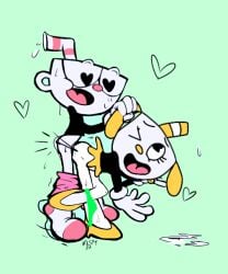 cup cuphead cuphead_(game) female furry_ears mikahead_(character)