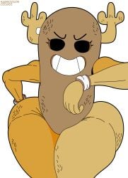 1girls antlers bean_smile big_ass cartoon_network ceegee female female_only habbodude hips huge_ass legs looking_at_viewer penny_fitzgerald penny_fitzgerald_(peanut) smile smiling_at_viewer the_amazing_world_of_gumball thick_thighs thighs warner_brothers wide_hips