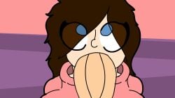 animated animation big_eyes blowing blowjob blue_eyes brown_hair captain_freeman cock_sucking cum eye_contact eyes_visible_through_hair oral oral_sex pink_sweater self_upload sex sound sucking sucking_penis tagme turtleneck vanessa_(slutquest) vanessa_rose video