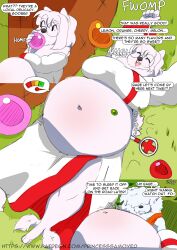 big_ass big_breasts breasts bubble_butt cumu female furry huge_ass princesssamoyed