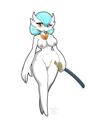 big_breasts breasts cheerycide female gardevoir humanoid pokémon_(species) pokemon pokemon_(species) pussy shiny_pokemon thick_thighs wide_hips