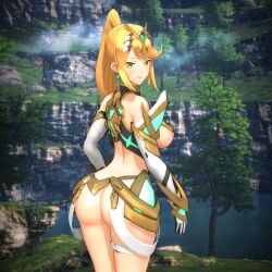 1girls 3d alternate_ass_size alternate_breast_size ass best_girl big_ass big_breasts big_butt blobcg blonde_hair dat_ass exposed_ass exposed_breasts female female_focus female_only gloves huge_ass huge_breasts huge_butt large_ass large_breasts large_butt long_hair mythra mythra_(xenoblade) nintendo partially_clothed partially_nude ponytail revealing_clothes seductive_eyes seductive_look seductive_smile smile straps tiara xenoblade_(series) xenoblade_chronicles_2 yellow_eyes yellow_hair