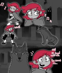 comic feral hexanne red_hood red_star_(hexanne) tagme talking wolf