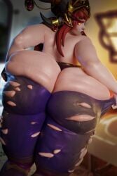 1girls alexstrasza ass ass_cleavage ass_expansion ass_growth butt_crack chubby dragon dragonflight dumptruck_ass expansion female female_only gigantic_ass huge_ass huge_hips jeans milf overflowing_ass ripped_clothing skindentation solo solo_female tight_jeans vanasmut voluptuous weight_gain wide_hips world_of_warcraft