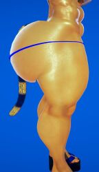 animal_crossing ankha big_ass big_breasts breasts bubble_butt female huge_ass randoxwando