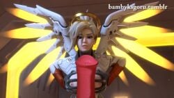 3d animated bambyksgoru bestiality female horse horsecock mercy overwatch tagme video