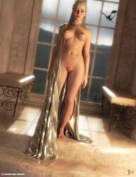 1girls 2023 3d daenerys_targaryen fanart female female_only full_frontal_nudity game_of_thrones jayemm solo solo_female tagme