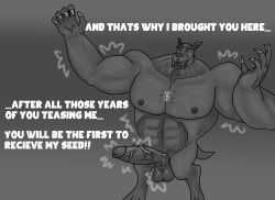 anthro anthro_only claws growth growth_sequence huge_cock huge_muscles imminent_growth male male_only monster penis_growth scooby-doo scrappy-doo scrappys_triumph soul_vore the_starman transformation