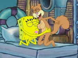 anthro breast_play breast_sucking breasts buckteeth duo female genitals hi_res interspecies male male/female mammal marine nickelodeon nipple_fetish nipple_play nipple_suck penis pussy rodent sandy_cheeks sciurid sea_sponge smile smooth_skin spongebob_squarepants spongebob_squarepants_(character) sucking teeth tree_squirrel underwater water what zackattackxxxcartoon