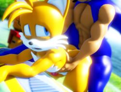 2023 2boys 3d 3d_(artwork) abs anal anal_sex anthro anthro_on_anthro ass big_ass dominant_male femboy femboysub fox fuckboy furry furry_femboy gay girly grabbing_waist hedgehog male male/male male_on_femboy male_only male_penetrated male_penetrating male_penetrating_male mikumikudance miles_prower mmd moaning mobian muscular muscular_male nude open_mouth outdoor_sex outdoors penetration penetration_from_behind penis sega sex sonic_(series) sonic_the_hedgehog sonic_the_hedgehog_(series) stellavideos submissive_male tails tails_the_fox veiny_penis yaoi