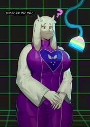 absurd_res anthro big_breasts big_butt bovid breasts butt caprine clothing corruption crabhorn deltarune dress erect_nipples female fully_clothed fur furry goat hi_res horn imminent_rape large_ass large_breasts mammal nipple_outline nipples pre-transformation question_mark robe solo thick_thighs toriel transformation undertale undertale_(series) werewire white_body white_fur wide_hips