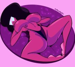 1girls alien alien_girl alien_humanoid ass atomickingboo big_breasts big_hair breasts busty cartoon_network curvaceous curvy digital_drawing_(artwork) digital_media_(artwork) female_focus garnet_(steven_universe) gem_(species) hair hips hourglass_figure humanoid large_breasts large_hair legs lips pink_theme steven_universe thick thick_legs thick_lips thick_thighs voluptuous wide_hips