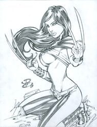 marvel monochrome new_x-men renato_camilo x-23 x-force x-men