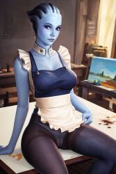 asari from mass effect by fakeshit