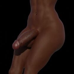 1futa 3d animated big_balls big_penis bouncy dark-skinned_futanari dark_skin futa_only futanari hung_futanari jiggle mp4 no_sound overwatch pharah solo solo_futa tagme thefastestgman video walk_cycle