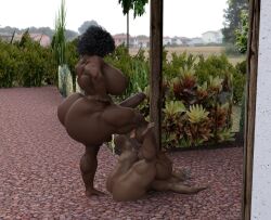 3d barefoot big_ass big_breasts bimbo dark-skinned_female dark-skinned_futanari dick_slap dickgirl domination dubious_consent dzcelestial3d erect_nipples escape exhibitionism feet from_behind futa_on_female futanari giantess gynomorph huge_breasts hyper hyper_lips hyper_muscles hyper_nipples hyper_penis intersex kneeling light lips long_nails milf muscular muscular_futanari nipples nude outside penetration pinned pinned_down short_hair stepped_on street sunlight wet white_hair