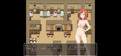 1girls completely_nude completely_nude_female dorm era_(era_hunter) erahunter erahunter_(game) female female_only full_body game_cg judging naked naked_female nude nude_female smile smirk solo solo_female university