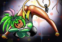 big_breasts blaster_master blaster_master_zero_2 breast_squeeze breasts female huge_breasts jack-o_pose kanna_(blaster_master) plantie