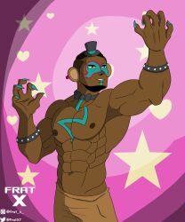 five_nights_at_freddy's fnaf fnafhsrule34 frat_boy fratx freddy_(fnaf) freddy_fazbear's_pizzeria_simulator glamrock_freddy_(fnaf) male male_only mike solo