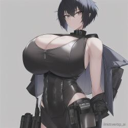 ai_generated huge_breasts op_ai short_hair tomboy