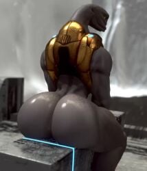 1girls 3d alien alien_girl alien_only ambiguous_gender animated anus armor ass back_dimples big_ass big_butt bouncing_ass bouncing_butt digital_media_(artwork) female female_sangheili freckles freckles_on_butt halo_(series) jiggling jiggling_butt microsoft morethreedee moreuselesssource muscular rear_view sangheili sitting small_waist solo sound teasing twerking video xbox_game_studios