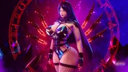 3d curvaceous curvy_female female huge_ass huge_breasts irelia_xan league_of_legends looking_at_viewer nillin_(artist) thick_ass thick_legs thick_thighs