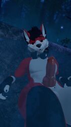 bathtub boner canine folf furry fursona penis vrchat vrchat_avatar water winterpaw