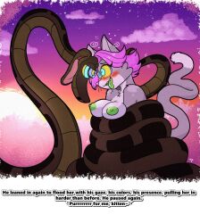 big_breasts breasts coiling coils disney female furry green_nipples green_tongue happy_trance hypnosis hypnotic_eyes hypnotized iamaneagle_(artist) kaa kaa_eyes outletdraws pink_hair snake the_jungle_book tongue tongue_out