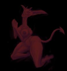 ashwoodgrove horns imp irynashgrove nightmare_fuel nightmare_waifu pussy red_body red_nipples tail