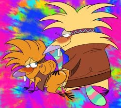 anthro beaver big_butt big_cock blush boyfriend-girlfriend bubble_butt hippie kingofthejungle1993 nickelodeon norbert_beaver sex sex_from_behind the_angry_beavers treeflower trippy_background vaginal_penetration vaginal_sex