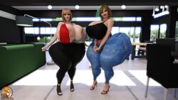 3d gigantic_ass huge_breasts jana jeans supertito wide_hips