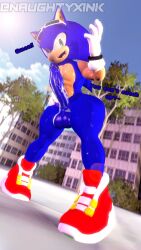 femboy femboy_only girly male male_only naughtyxink presenting_penis sonic_(series) sonic_the_hedgehog tagme text yaoi