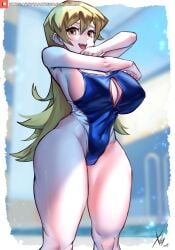 alexis_rhodes female swimsuit xhaart yu-gi-oh!