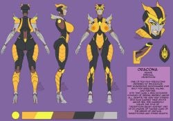 1futa 1girls areolae big_breasts breasts character_sheet commission dracona_(transformers) erection female female_focus futanari humanoid humanoid_penis lilcreativepix nipples nude original_character penis predacon pussy reference_sheet solo standing thick_thighs transformers wide_hips