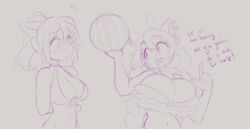 2girls big_breasts breasts female furry jinx_doodle melon tagme