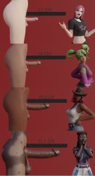 3d big_balls big_penis calamity_(fortnite) cock_comparison dictator_meep fortnite futa_only futanari haze_(fortnite) huge_penis joy_(fortnite) measurements penis penis_chart penis_comparison penis_size_chart penis_size_comparison penis_size_difference ruler self_upload small_penis small_penis_futa text uncensored vitiligo zoey_(fortnite)