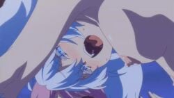 animated big_breasts breath_cloud breathing_heavily enjoying female flare_arlgrande_jioral kaifuku_jutsushi_no_yarinaoshi keyarga_(redo_of_healer) moaning naked redo_of_healer setsuna_(redo_of_healer) sex threesome tnk_(company) tongue tongue_out wolf_girl