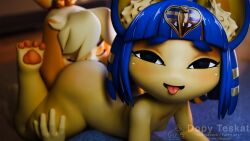 ankha from animal crossing by sashacakes