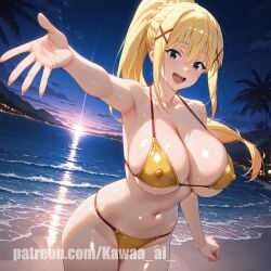 darkness (konosuba) from kono subarashii sekai ni shukufuku wo! by kawaa ai