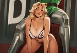 1boy 1boy1girl 1girls ai_generated big_ass big_breasts big_thighs breasts chest conjugal_slavery curvaceous curvy curvy_figure digital_media_(artwork) doctor_doom fantastic_four female hips hourglass_figure huge_ass huge_breasts huge_thighs invisible_woman large_ass large_breasts large_thighs legs light-skinned_female light_skin male male/female marvel marvel_comics mature mature_female mature_figure phophopho slim_waist straight sue_richards sue_storm thick thick_hips thick_legs thick_thighs thighs victor_von_doom voluptuous voluptuous_female waist wide_hips