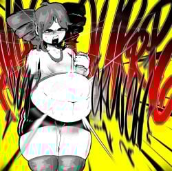 burp burping digestion digestion_noises hatsune_miku kasane_teto same_size_vore soft_vore struggling struggling_prey tuppenjskewer unwilling unwilling_prey unwilling_vore utau utauloid vocaloid vore vore_belly