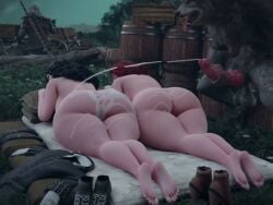 1monster 2girls 3d 3d_animation cum cum_on_body cumming furry_only gigantic_breasts huge_ass huge_balls huge_breasts longer_than_30_seconds meis3d monster nude_female short_video shorter_than_one_minute sound tagme the_witcher_(series) the_witcher_3:_wild_hunt triss_merigold two-tone_body video werewolf wolf yennefer