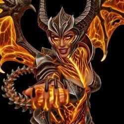 ai-created ai_art ai_generated ai_voice_acted animated armored_female biara corruption demon_girl demon_horns demon_wings demoness dominant_female french_voice_acting heroes_of_might_and_magic heroes_of_might_and_magic_5 inviting_viewer seductive_body seductive_look seductive_pose sensual succubus succubus_horns succubus_wings tagme video yellow_eyes