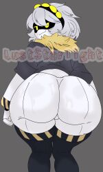 ass bubble_butt female female_only murder_drones robot_girl sweaty_ass v_(murder_drones)