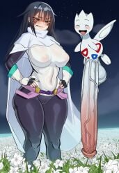 ai_generated cameltoe crossover floating generation_2_pokemon gigantic_penis gritted_teeth hands_on_hips hanging_penis happy huge_ass huge_cock huge_thighs izawa_shizue large_ass large_breasts large_penis nervous pokemon pokemon_(species) pokemon_gsc pokephilia pokse skimpy skimpy_clothes tensei_shitara_slime_datta_ken thick_thighs togetic weird_crossover