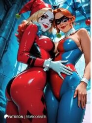 2girls ai_generated batman_(series) big_ass big_breasts breasts curvaceous curvy curvy_figure dc dc_comics digital_media_(artwork) dr._harleen_quinzel female gotham_city_sirens harleen_quinzel harley_quinn hips hourglass_figure huge_ass huge_breasts large_ass large_breasts legs light-skinned_female light_skin mature mature_female remicorner selfcest slim_waist sound suicide_squad tagme thick thick_hips thick_legs thick_thighs thighs video voluptuous waist wide_hips